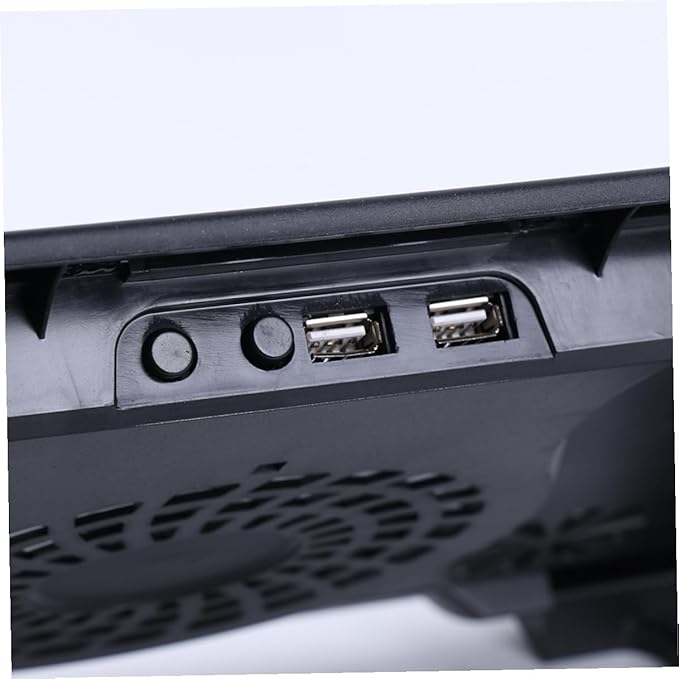 Laptop Cooling Stand 5 Fans USB Powered Cooling Base with Anti-Skid Heatsink Bracket for Notebooks and Laptops Multi-Angle for Gaming and Work Use