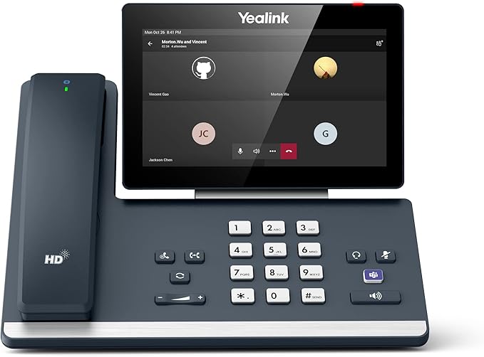 Yealink MP58-WH-TEAMS-E2 - PoE - Android 13 OS - 7 inch (1024 x 600) capacitive Touch Screen - Power Adapter NOT Included