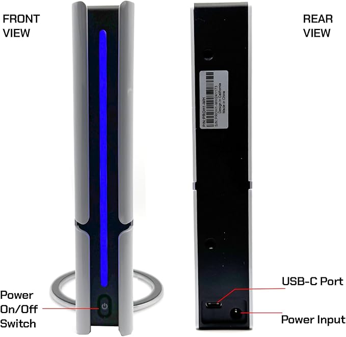 Avolusion PRO-H1 12TB 7200RPM USB 3.2 Gen2 (10Gbps) External Hard Drive (for Windows or MacOS Desktop PC/Laptop) (Renewed)