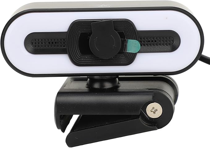 GOWENIC 4K Webcam 3840x2140 USB PC Camera with Built in Microphone Super Bright Fill Light Auto Beauty Function USB 2.0 Webcam for Laptop Computer LCD Display