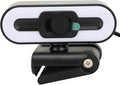 GOWENIC 4K Webcam 3840x2140 USB PC Camera with Built in Microphone Super Bright Fill Light Auto Beauty Function USB 2.0 Webcam for Laptop Computer LCD Display