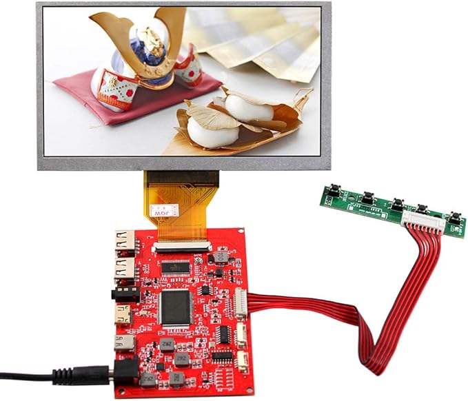 6.5 inch 800X480 AT065TN14 TTL LCD Screen 50 pins and Type C 2USB Controller Board