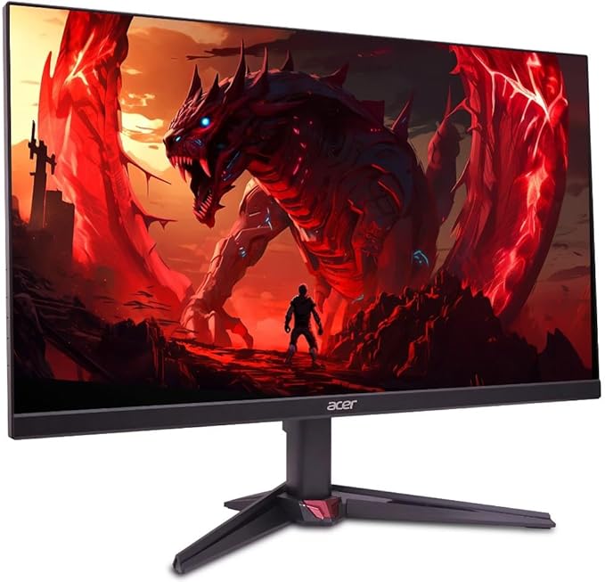 Acer Nitro VG270X 27 FHD IPS Monitor with 0.5ms Response Time Anti-Glare Flicker Free 200 Hz Refresh Rate Displayport HDMI Black (UM.HV0AA.101) 2 Pack w/DKZ Hub &amp ErgoFlexy Dual Mount Arms