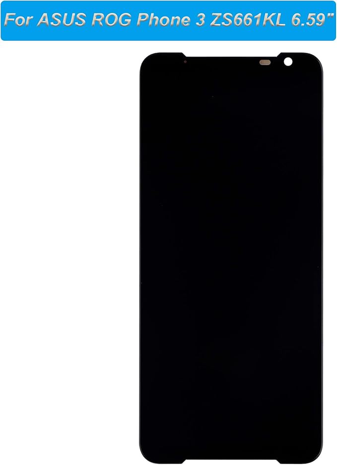 LCD Display Compatible with ASUS ROG Phone 3 ZS661KL ZS661KS I003DD 6.59 LCD Display Touch Screen Assembly with Tools