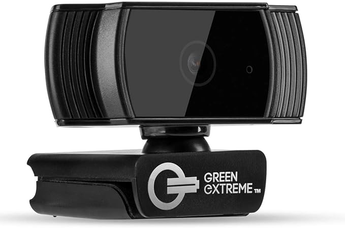 Green Extreme T200 Full HD Webcam 1080p 30FPS Widescreen Mode Autofocus System Hi-Speed USB 2.0 (6-Pack)