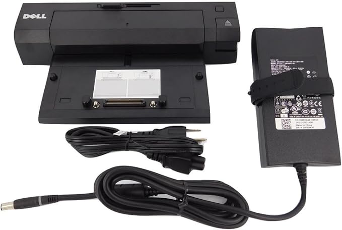 Dell E-Port Replicator PR02X Docking Station and Port Replicator 130W For E Series Laptop/Notebooks (Renewed)