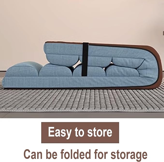 Floor Seating Adjustable Head Waist and Legs Foldable Floor Lazy Sofa with Pillow No Need to Assemble Gaming Chair Floor for Home Office Reading(Red)