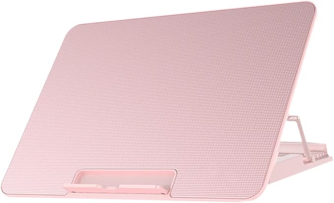Laptop Cooling Pad with 6 Fans and Adjustable Height for Enhanced Performance Pink