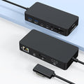 New Surface Dock Triple Displays 4K HDMI+DP+Thunderbolt 4 12 in 1 Surface Pro Docking Station with 120W Power Adapter for Surface Pro 11/10/9/8/X/7/6/5/4/3 Surface Laptop Surface Book Go