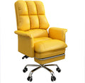 Computer Office Chair Swivel Task Chair Gaming Pink Chair Office Chair with Footrest with Adjustable Tilt Angle 360° Swivel High Back Pu Leather Executive Task Chair for Heavy People Home OfficePink