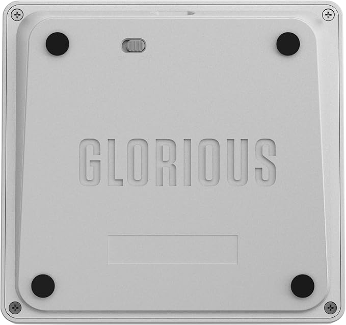 GLORIOUS GMMK Mechanical Numpad- 10 Key USB Programmable Keypad - Hot Swappable Volume Control RGB Backlit Wired &amp Wireless Bluetooth - Laptop &amp Keyboard Accessories- White
