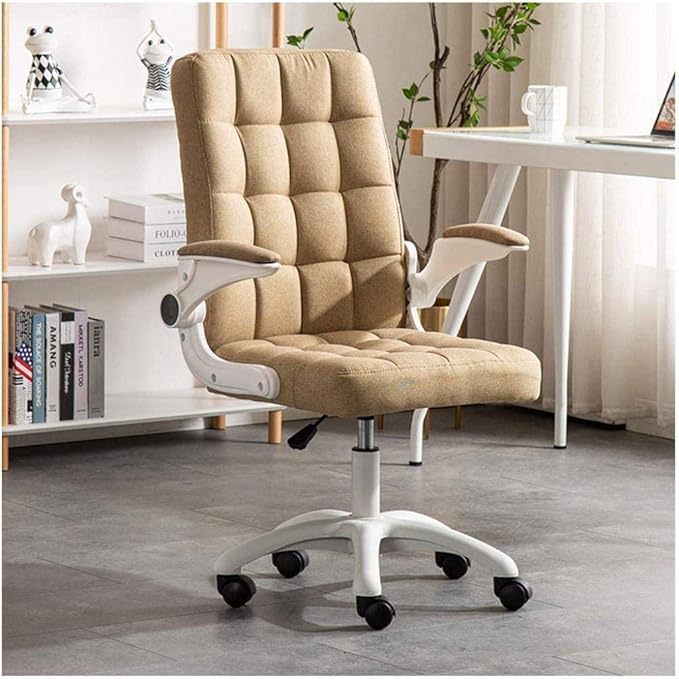 Office Computer Chair with Arms Desk Chair Computer Chairs Video Gaming Chair Swivel Chairs Kneeling Chair (Color : Coffee)
