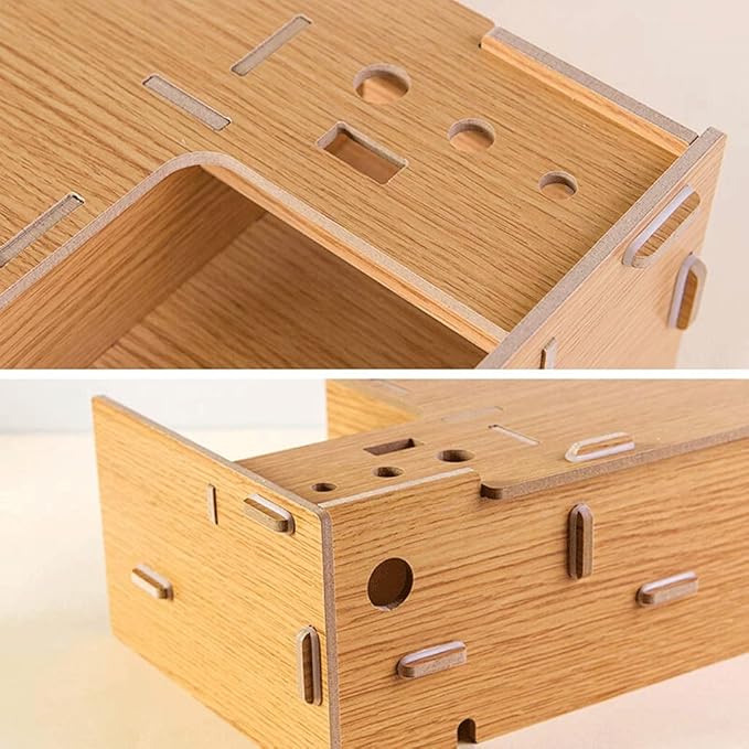 Computer Stand Display Heightening Base Simple Desktop Computer Monitor Laptop Heightening Base Bracket Office Storage Rack Laptop Stand(Natural)