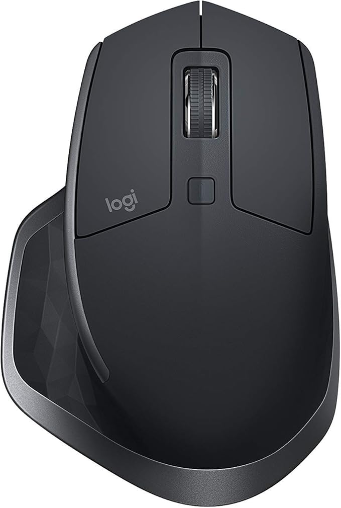 Logitech MX Master 2S Wireless Mouse with Flow Cross-Computer Control and File Sharing for PC and Mac Graphite