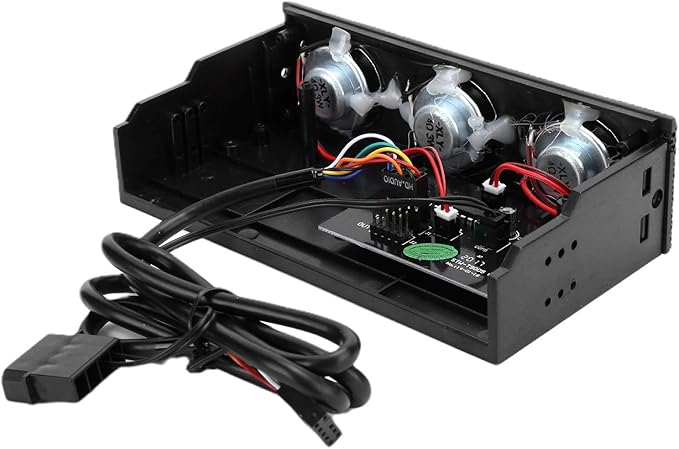 Heayzoki PC Front Panel Speaker Stereo Surround Computer Case Builtin Mic Loudspeaker 5.25in STW9005 PC Floppy Drive Front Panel Card Reader with Low Temperature