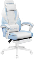 LEMBERI Gaming Chairs for AdultsErgonomic Video Game Chairs with footrestBig and Tall Gaming Chair 400lb Weight Capacity Racing Style Gaming Computer Gamer Chair with Headrest and Lumbar Support