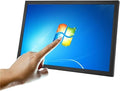 1pc 15.6 Inch Industrial Computer Display Monitor of Tablet Monitors with Resistive Touch Screen VGA HDMI DVI USB Interface(VGA Touch USB)