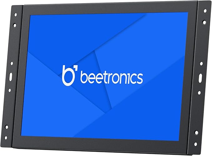 Beetronics 10-Inch Full HD IPS Monitor - Professional Industrial-Grade Display | HDMI VGA BNC RCA Inputs | Durable Metal Housing Matte Screen 24/7 Continuous Operation Wide Viewing Angle 10HD7M