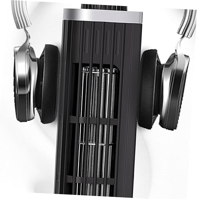 Usb Portable Laptop Cooler with Adjustable Holder Compact Cooling Fan for Notebooks Silent Efficient Heat Dissipation for Home Office Use Black