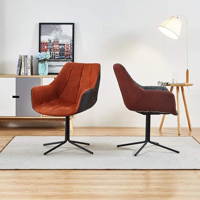 Office Chair Gaming Chair Computer Chair Fabric Leisure Chair Swivel Chair Sofas Lounge Chair Living Room Chair with Metal Base for Bedroom Office and Home GreyDa