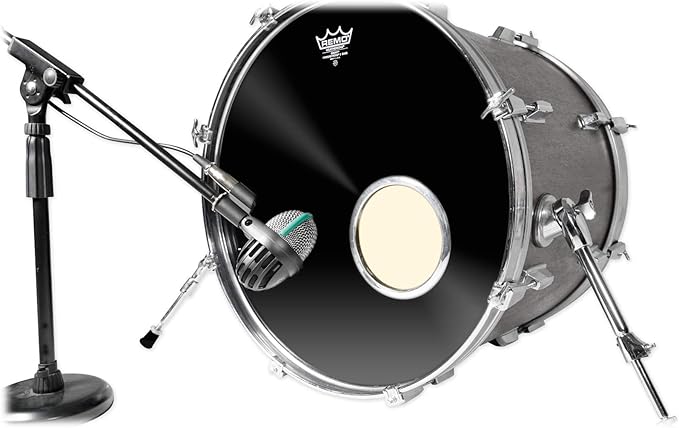 Audiosavings Bundle: D112 MKII Professional Dynamic Kick Drum Bass Guitar Microphone Bundle with Closed-Back Studio Monitor Headphones + Desktop Mic Stand with Boom &amp Adjustable Height (3 Items)