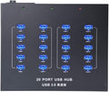 [Upgraded Version] Sipolar USB hub A-213P High Speed Multi Ports USB 3.0 Data Hub for Cell Phone/Tablets with Mounting Brackets