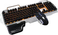 Keyboard Mouse Combo Gaming Keyboard and MouseGaming Keyboard USB Wired Backlit Gaming Keyboard Mechanical Feeling with Gaming MouseGaming Keyboard Wired Setfor WindowsMac OS Computer (C