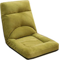 ELEFOCUS Folding Floor Gaming Chair Indoor Chaise Lounger with 5 Adjustable Positions Versatile Chaise Lounge Chair(Green)