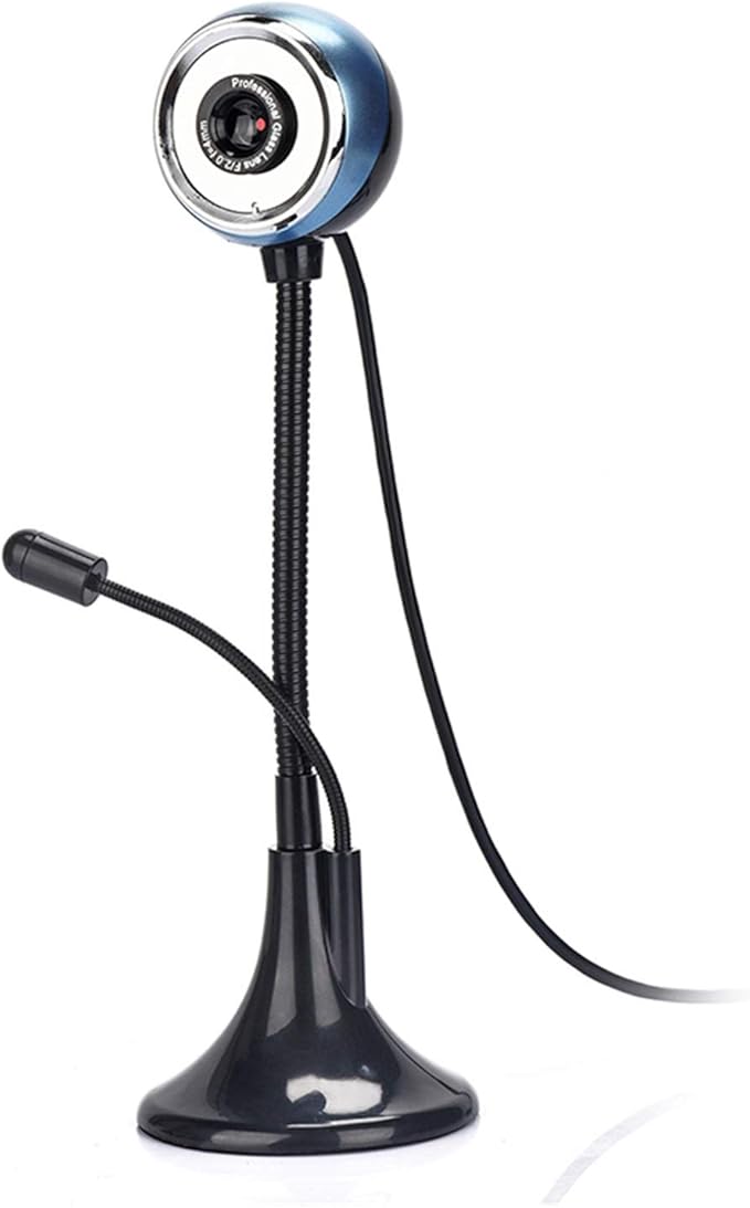 Computer Camera HD Web Camera 640 * 480P Webcam Computer PC Web Cameras with Microphone for Live Broadcast Video Calling Conference Work Teaching