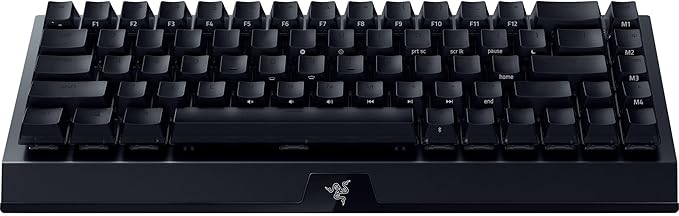 Razer BlackWidow V4 Mini HyperSpeed Wireless Hot Swappable 65% Gaming Keyboard: HyperSpeed Wireless &amp Bluetooth 5.0 - Orange Switches Tactile &amp Quiet - Phantom Pudding Keycap(Renewed)
