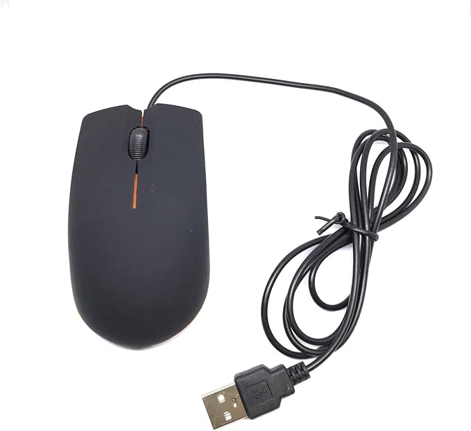 TFD Supplies - Wired 3 Button Optical Computer Mouse - 10 Pack - Bulk Computer Mice
