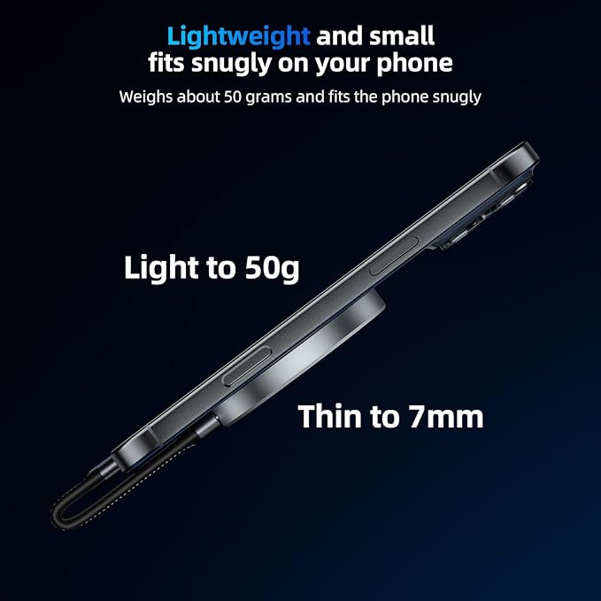 SAN ZANG MASTER Magnetic Portable Solid State Drives: Ultra-Thin Portable Design for Secure Grip Easy Connectivity and Reliable Performance (2 TB)