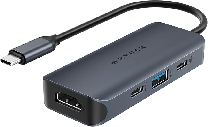 HyperDrive Next 4 Port USB C Hub for Mac PC Chromebook with 4K60Hz HDMI 2 USB-A USB C Hub 10Gbps USB-C 10Gbps 100W Power Delivery Ports