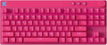 MCHOSE Mix 87 Magnetic Switch Rapid Trigger Gaming KeyboardHall Effect Hyper-Fast Adjustable Actuation Wired TKL Keyboard with Smart RT Mode Knob RGB Translucent Keycaps for PC Gamer (Red)