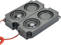 2Pcs Audio Portable Speakers 10045 LED TV Speaker 8 Ohm 5W Double Diaphragm Bass Computer Speaker DIY