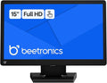 Beetronics 15 Inch Touchscreen Monitor | Full HD 1080p | 15TS7 – Industrial-Grade Professional Grade Multi Touch Display for PC Mac Linux – HDMI DisplayPort USB-C VGA Inputs