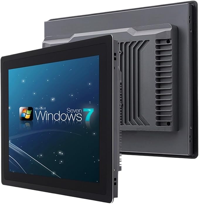 1pc 10.4 Inch Industrial Monitor Fully Enclosed Embedded Wall-Mounted for Computer Display with Capacitive Touch Screen HDMI VGA(10.4 inch HDMI VGA)