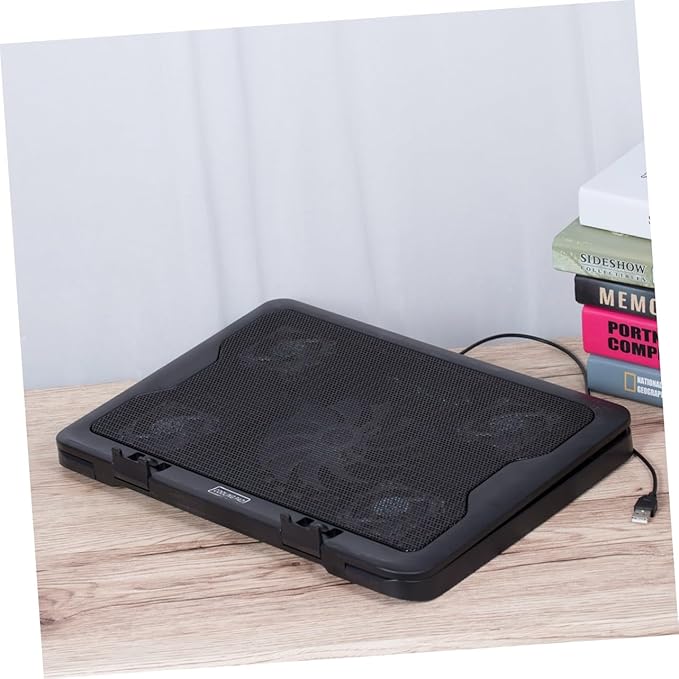 Gatuida Notebook Cooler Cooling Pad with USB Fans Energy-Saving Laptop Cooling Mat Stand for Heat Dissipation Easy Installation Compatible with Laptops
