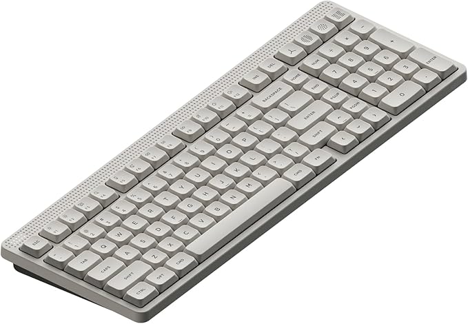 nuphy Node100 Wireless Mechanical Keyboard Hot Swappable Custom Low Profile Keyboard 103 Keys Computer Gaming Keyboards Supports Touch Gestures PBT Keycaps RGB Backlit Bluetooth/2.4GHz/USB-C