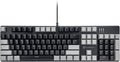LED Backlit Full Size Wired Mechanical Gaming Keyboard | Black Switch 104 Keys US Layout Hot Swappable Full Size Mechanical Keyboard | White LED Backlit PC Gaming Keyboards (Black &amp Grey Color)