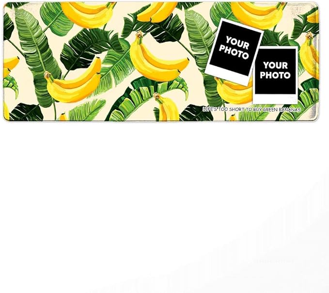 Personalized Mouse Pad – Gaming 11.8 x 31.5 inch Non-Slip Large Size Rubber Base Eco-Friendly Mat Desk Mousepad Keyboard Customized Photo Text Name Picture Gift