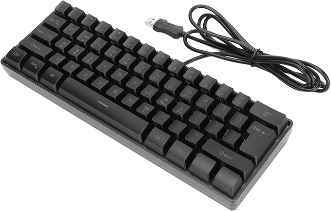 USB Gaming Keyboard Mechanical Keyboard Adjustable Angle Backlit Design for Gaming for Home Office for Work