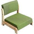 BTZHY Floor Chair Solid Wood Tatami Chair Back Stool Dormitory Bed Chair Window Seat Floor Room Chair Legless Chair(A)
