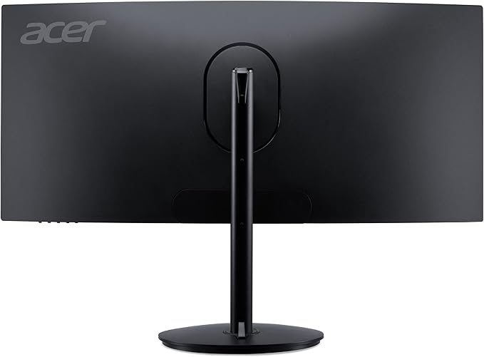 acer Nitro 34 QHD 3440 x 1440 1500R Curved PC Gaming Monitor AMD FreeSync Premium 165Hz Refresh 1ms (VRB) ZeroFrame Design 2 x Display Port 1.4 &amp 2 x HDMI 2.0 Ports XZ342CU SbmiipphxBlack