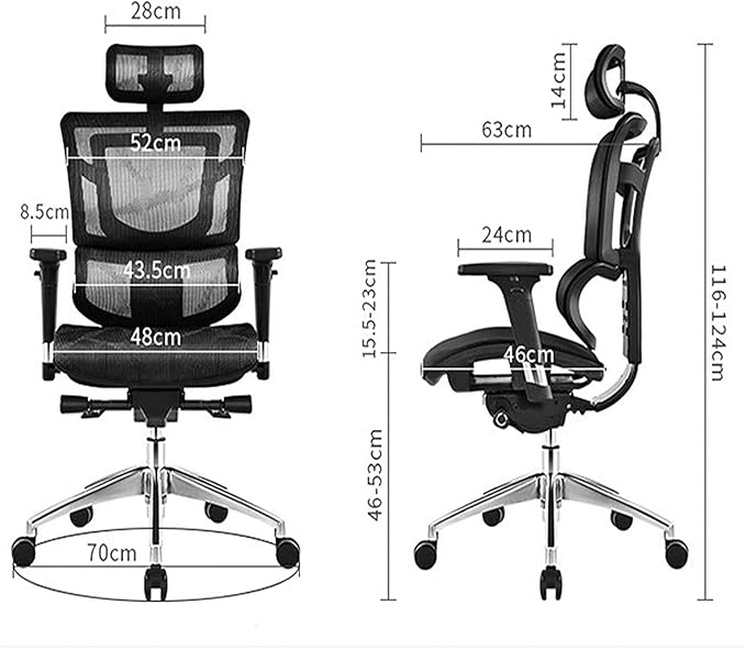 Office Chair Ergonomic Computer Chair Office Chair Home Gaming Gaming Chair Comfortable Sedentary Backrest Boss Swivel Chair Chair (Color : Red Size : One Size) Needed
