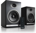 Audioengine HD5 Premium Powered Speakers | 150W Audiophile-Grade Bluetooth 5.0 with aptX HD | Built-in 24-Bit DAC | Real Wood Veneer | Bookshelf Speakers for Home Audio Studios &amp Vinyl
