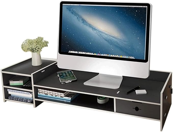 Computer Stand Display Heightening baseComputer Stand Computer Table Keyboard Base Desktop Storage Stand Display Heightening