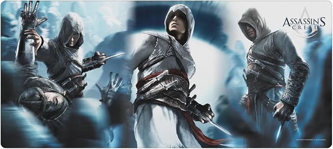Head Case Designs Officially Licensed Assassin's Creed Altaïr Key Art 37.4 x 15.75 x 0.16 inches (900 x 400 mm) - XL Gaming Office Desk PC Keyboard Mouse Mat Pad