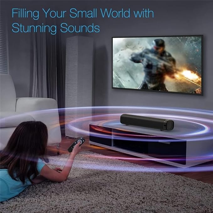 Computer Speakers for Desktop Soundbar for TV 30W 5.0 Speaker Home Theatre System Computer Speakers Stereo Boombox with Subwoofer
