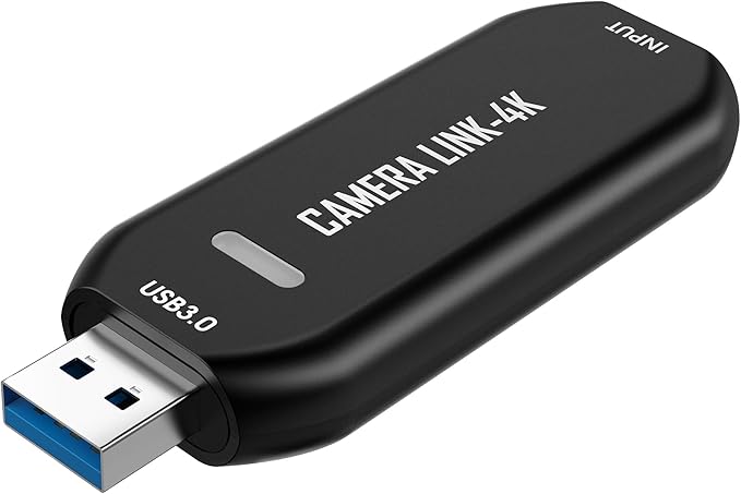 Cam Link 4K – External Capture Card for DSLR Camcorder ActionCam as Webcam HDMI to USB 3.0 Meet/Stream/Record in 4K60/1080p120 Easy Connect for OBS/Zoom Windows/Mac